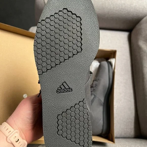 adidas Men's Powerlift 4, White/Grey, 8 M US - Picture 2 of 4